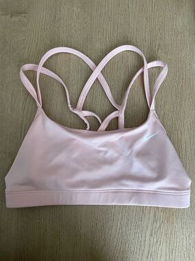 Nike Pale Pink Strappy Low-Impact Sports Bra
